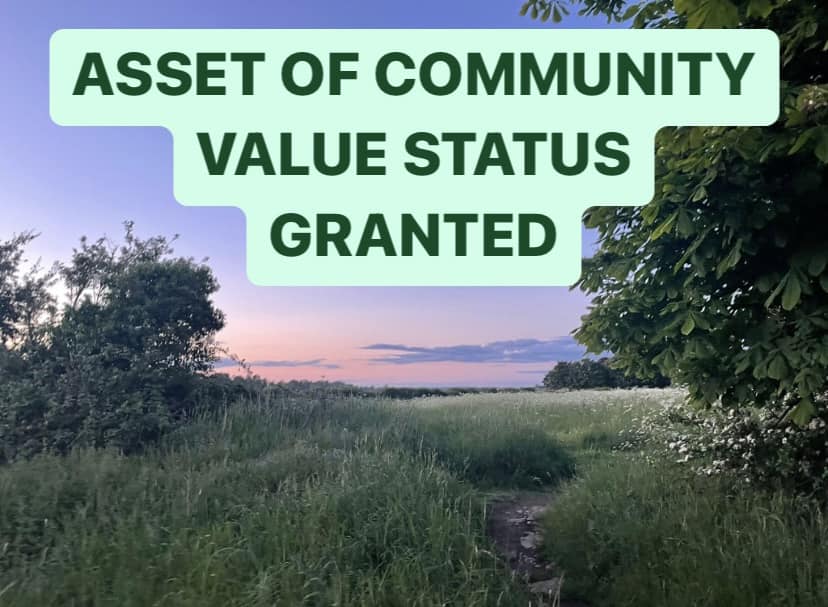 Packsaddle fields granted Asset of Community Value status